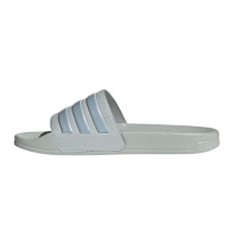 adidas Badeschuhe Adilette Shower 3-Streifen grau/blau Herren