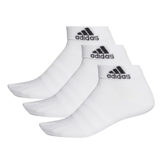 adidas Sportsocken Ankle Light (dünn, leicht) weiss - 3 Paar