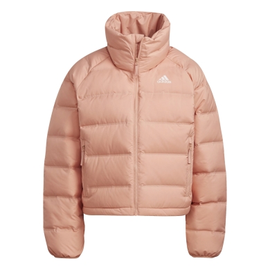 adidas Winter-Daunenjacke Helionic Relaxed Fit Down (wasserabweisend) pink/orange Damen