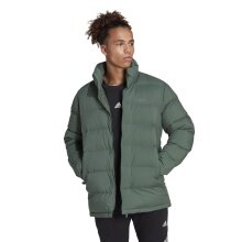 adidas Winter-Daunenjacke Midlength Down (wasserabweisend, wärmeisolierung) grün/blau Herren