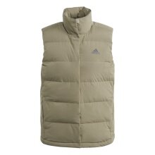 adidas Daunenweste Helionic (100% rec. Polyester) olivegrün Damen