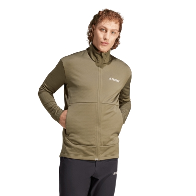 adidas Fleecejacke Terrex Multi Light olivegrün Herren