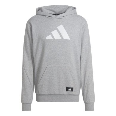 adidas Kapuzenpullover Future Icons Three Bar Hoodie (Baumwollmix) grau Herren