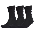 adidas Sportsocken Crew Half Cushioned 3-Streifen schwarz 3er