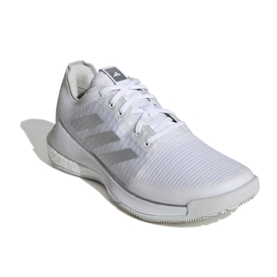 adidas Hallen-Indoorschuhe CrazyFlight weiss/silber Damen