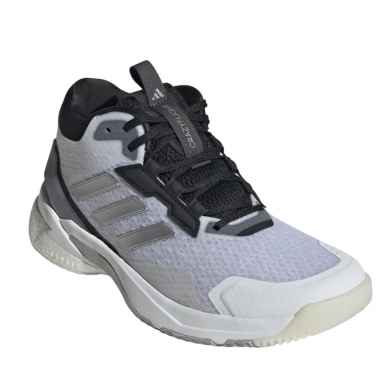 adidas Hallen-Indoorschuhe CrazyFlight 5 Mid weiss/silber/schwarz Damen