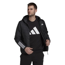 adidas Isolationsjacke Itavic 3-Streifen Light Hooded schwarz Herren