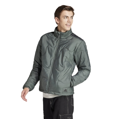 adidas Übergangs-Isolationsjacke Nuganic Light Insulation (100% rec. Polyester) grün Herren