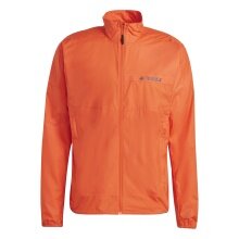 adidas Lauf-Trainingsjacke Terrex Multi Wind (leicht, Windbreaker) orange Herren