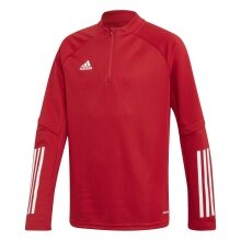 adidas Langarmshirt Condivo 20 Top (rec. Polyester, 1/4 Zip) rot Jungen