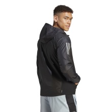 adidas Lauf-Trainingsjacke Own The Run (Wind.Rdy Technologie, schmal geschnitten) schwarz Herren