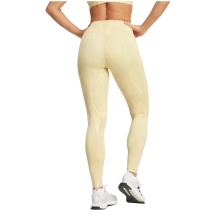 adidas Sport-Leggings Optime Full-Length Print (Tight, hoher Bund) gelb Damen