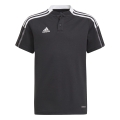 adidas Sport-Polo Team Tiro 21 schwarz Jungen