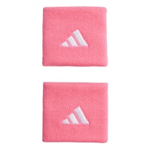 adidas Schweissband Handgelenk Small pink - 2 Stück