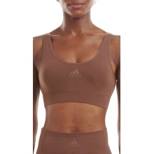 adidas Funktionsunterwäsche Sport-Bra Bralette (nahtlos, perfekte Passform) braun Damen