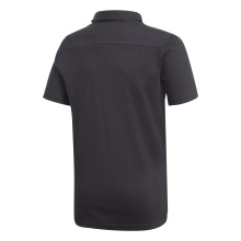 adidas Sport-Polo Tiro 19 Cotton (Baumwolle, feuchtigkeitsableitend) schwarz Jungen