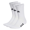 adidas Sportsocken Crew Performance Cushioned (feuchtigkeitsabsorbierende, Mesh-Einsätze) weiss - 3 Paar