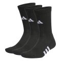 adidas Sportsocken Crew Performance Cushioned (feuchtigkeitsabsorbierende, Mesh-Einsätze) schwarz - 3 Paar