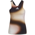 adidas Tennis-Tank Melbourne Printed Y-Tanktop schwarz/sand/weiss Damen