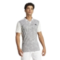 adidas Tennis-Polo Airchill Pro FreeLift Heat.Rdy grau/weiss Herren