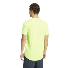 adidas Tennis-Tshirt Club 3-Streifen limegrün Herren