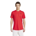 adidas Tennis-Tshirt Club 3-Streifen rot Herren