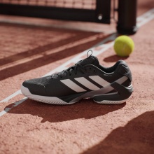 adidas Tennisschuhe Adizero Ubersonic 5 Clay/Sandplatz schwarz/silber Herren