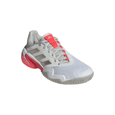 adidas Tennisschuhe Barricade 13 Allcourt (Stabil) 2025 weiss/silber/rot Damen