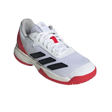 adidas Tennisschuhe Courtflash Allcourt 2025 weiss/rot Jungen