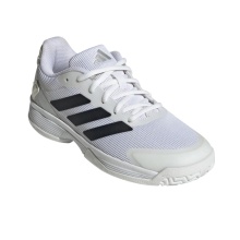 adidas Tennisschuhe Ubersonic Allcourt 2025 weiss/silber Kinder