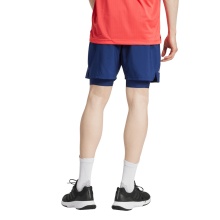 adidas Tennishose Club Climacool 2in1 (Short+Tight) dunkelblau Herren