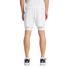 adidas Tennishose Pro Aeroready 2in1 (Short+Tight) weiss Herren