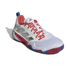 adidas Tennisschuhe Barricade Allcourt (Stabil) weiss/rot/royalblau Herren