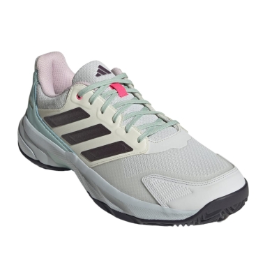 adidas Tennisschuhe CourtJam Control 3 Clay/Sandplatz weiss/bunt Herren