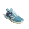 adidas Tennisschuhe adizero Ubersonic 4.1 Clay/Sandplatz/Leichtigkeit aquablau/weiss Herren