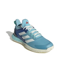 adidas Tennisschuhe adizero Ubersonic 4.1 Clay/Sandplatz/Leichtigkeit aquablau/weiss Herren