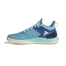 adidas Tennisschuhe adizero Ubersonic 4.1 Clay/Sandplatz/Leichtigkeit aquablau/weiss Herren