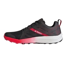 adidas Trail-Laufschuhe Terrex Speed Flow (leicht, atmungsaktiv) schwarz/rot/weiss Herren