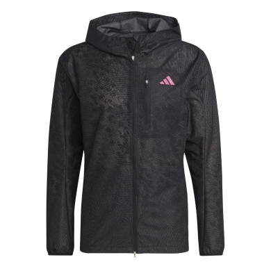 adidas Lauf-Trainingsjacke Adizero WIND.RDY (schmall, atmungsaktiv, reflektierende Details) schwarz Herren