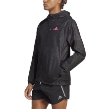 adidas Lauf-Trainingsjacke Adizero WIND.RDY (schmall, atmungsaktiv, reflektierende Details) schwarz Herren