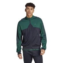 adidas Trainingsjacke Tiro Full-Zip (weich, leicht) dunkelgrün/schwarz Herren