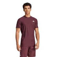 adidas Tennis Tshirt Climacool+ Airchill Freelift (schmal, optimale Bewegungsfreiheit) weinrot Herren