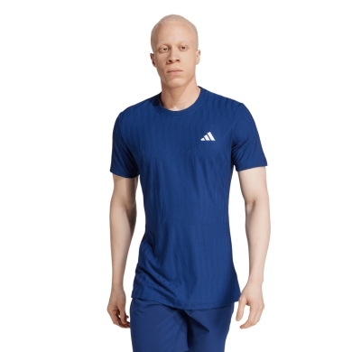 adidas Tennis Tshirt Climacool+ Airchill Freelift (schmal, optimale Bewegungsfreiheit) blau Herren