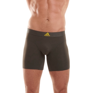 adidas Unterwäsche Boxershort 3-Streifen - schwarz/gelb