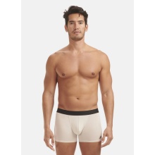 adidas Unterwäsche Boxershorts Trunk Cotton 3-Streifen schwarz/grün/beige - 3 Stück