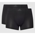 adidas Unterwäsche Boxershorts Trunk mit Logo-Print schwarz - 2 Stück