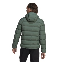 adidas Winter-Daunenjacke Helionic Soft Hooded (wind- wasserabweisend) grün Herren