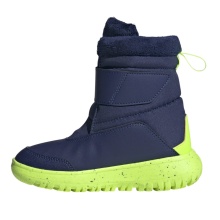 adidas Winterstiefel Winterplay C (Klettverschluss) 2024 dunkelblau/grün Kinder