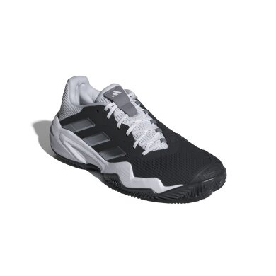 adidas Tennisschuhe Barricade 13 Clay/Sandplatz/Stabil 2024 schwarz/weiss Herren