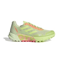 adidas Trail-Laufschuhe Terrex Agravic Flow 2 GTX (Trail, wasserdicht) lime/grün Damen